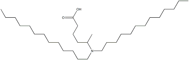 5-(Ditridecylamino)hexanoic acid 구조식 이미지