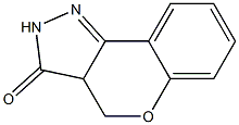 3a,5-Dihydro[2]benzopyrano[4,3-c]pyrazol-3(2H)-one 구조식 이미지