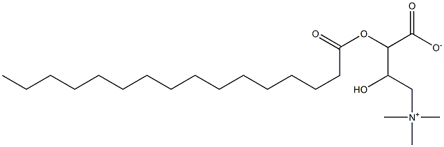 L-Palmitoyloxycarnitine Structure