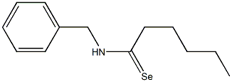 N-Benzylhexaneselenoamide 구조식 이미지