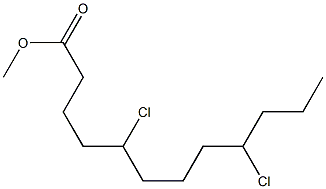 5,9-Dichlorolauric acid methyl ester 구조식 이미지