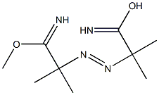 2,2'-Azobis(2-methylpropanimidic acid methyl) ester Structure