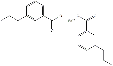 Bis(3-propylbenzoic acid)barium salt 구조식 이미지