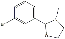 2-(m-Bromophenyl)-3-methyloxazolidine 구조식 이미지