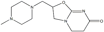 2,3,5,6-Tetrahydro-2-[(4-methylpiperazin-1-yl)methyl]-7H-oxazolo[3,2-a]pyrimidin-7-one Structure