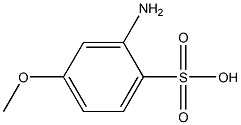 5-Methoxy-2-sulfoaniline 구조식 이미지