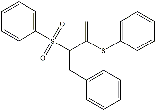 2-Phenylthio-3-phenylsulfonyl-4-phenyl-1-butene 구조식 이미지