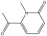 6-Acetyl-1-methylpyridin-2(1H)-one Structure