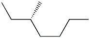 [S,(+)]-3-Methylheptane 구조식 이미지