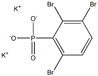 2,3,6-Tribromophenylphosphonic acid dipotassium salt Structure