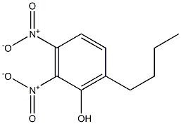 6-Butyl-2,3-dinitrophenol Structure