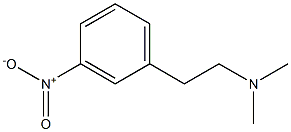 2-(3-Nitrophenyl)-N,N-dimethylethanamine Structure