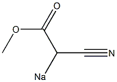 Cyanosodioacetic acid methyl ester 구조식 이미지