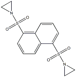 1,1'-(1,5-Naphthylenebissulfonyl)bisaziridine 구조식 이미지