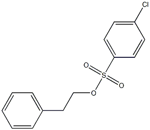 4-Chlorobenzenesulfonic acid phenethyl ester 구조식 이미지