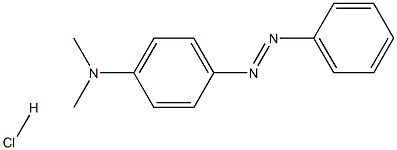 p-Dimethylaminoazobenzene hydrochloride 구조식 이미지