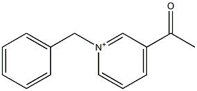 1-Benzyl-3-acetylpyridinium 구조식 이미지