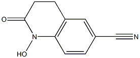 6-Cyano-1-hydroxy-3,4-dihydroquinolin-2(1H)-one Structure