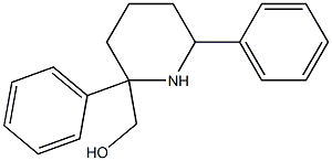 2,6-Diphenylpiperidine-2-methanol 구조식 이미지