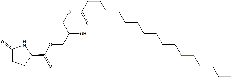 1-[(D-Pyroglutamoyl)oxy]-2,3-propanediol 3-heptadecanoate Structure