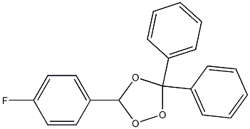 3-(4-Fluorophenyl)-5,5-diphenyl-1,2,4-trioxolane Structure
