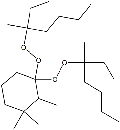 2,3,3-Trimethyl-1,1-bis(1-ethyl-1-methylpentylperoxy)cyclohexane Structure