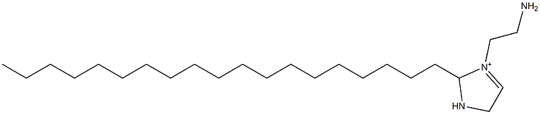 3-(2-Aminoethyl)-2-nonadecyl-3-imidazoline-3-ium 구조식 이미지