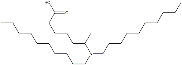 6-(Didecylamino)heptanoic acid 구조식 이미지