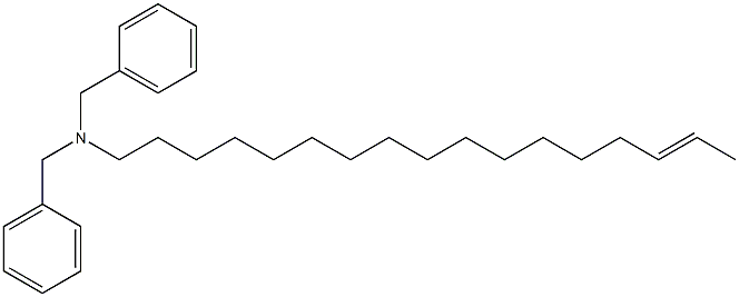 (15-Heptadecenyl)dibenzylamine Structure