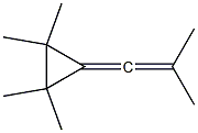 1,1,2,2-Tetramethyl-3-(2-methyl-1-propenylidene)cyclopropane 구조식 이미지