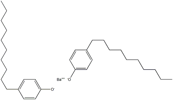 Barium bis(4-decylphenolate) 구조식 이미지