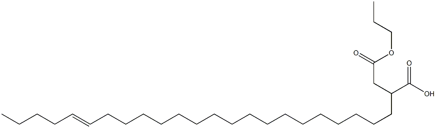 2-(18-Tricosenyl)succinic acid 1-hydrogen 4-propyl ester Structure