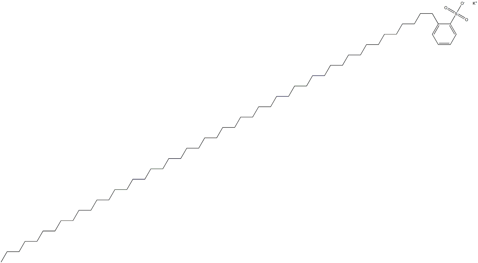 2-(Nonatetracontan-1-yl)benzenesulfonic acid potassium salt 구조식 이미지