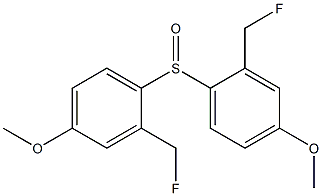 (Fluoromethyl)(4-methoxyphenyl) sulfoxide Structure