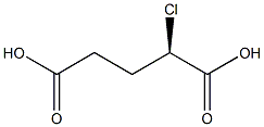 [R,(+)]-2-Chloroglutaric acid Structure