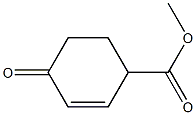 4-Oxo-2-cyclohexene-1-carboxylic acid methyl ester 구조식 이미지