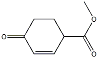 4-Oxo-2-cyclohexene-1-carboxylic acid methyl ester Structure