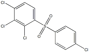 2,3,4-Trichlorophenyl 4-chlorophenyl sulfone Structure