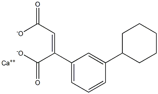 2-(3-Cyclohexylphenyl)maleic acid calcium salt 구조식 이미지