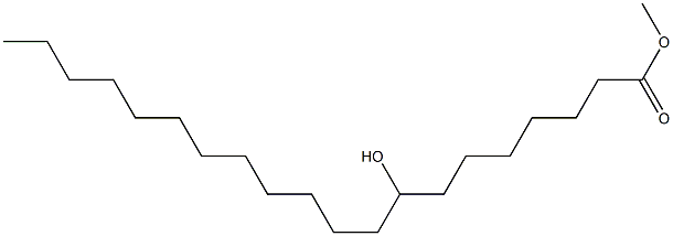 8-Hydroxyicosanoic acid methyl ester 구조식 이미지