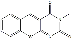 3-Methyl-2H-[1]benzothiopyrano[2,3-d]pyrimidine-2,4(3H)-dione Structure