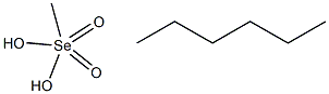 Hexaneselenoic acid Se-methyl ester Structure