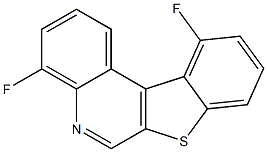 4,11-Difluoro[1]benzothieno[2,3-c]quinoline 구조식 이미지