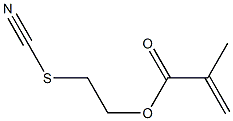 Methacrylic acid 2-thiocyanatoethyl ester 구조식 이미지