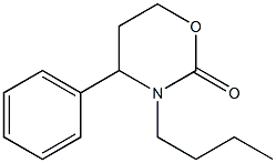 4-Phenyl-3-butyltetrahydro-2H-1,3-oxazin-2-one 구조식 이미지