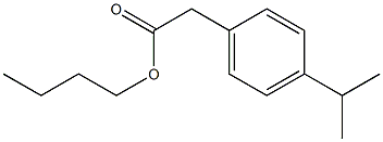 (p-Isopropylphenyl)acetic acid butyl ester Structure