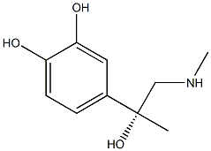 4-[(R)-1-Hydroxy-1-methyl-2-(methylamino)ethyl]-1,2-benzenediol Structure