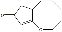 2,3,4,5,6,6a-Hexahydrocyclopent[b]oxocin-8(7H)-one 구조식 이미지