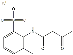 2-(Acetoacetylamino)-3-methylbenzenesulfonic acid potassium salt 구조식 이미지