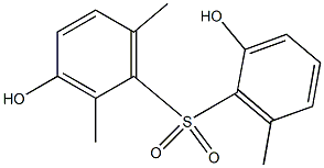 2',3-Dihydroxy-2,6,6'-trimethyl[sulfonylbisbenzene] Structure